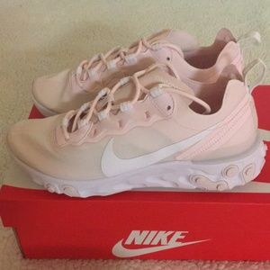 NEW Nike React Element 55 Pale Pink